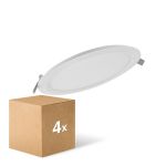 Mehrfachpackung 4x Ledvance LED Deckenstrahler Rund DN210 18W 1530lm 120D - 830  | 225mm