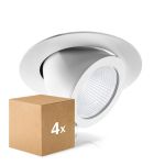 Mehrfachpackung 4x LED Deckenstrahler Weiß 35W 3000lm 36D - 930  | 168mm - Höchste Farbwiedergabe
