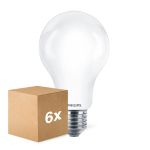 Mehrfachpackung 6x Philips Corepro LED Glühbirne E27 Birne Matt 17.5W 2452lm - 840  | Ersatz Für 150W