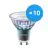 Mehrfachpackung 10x Philips MASTER LED Spot ExpertColor GU10 PAR16 3.9W 280lm 25D - 930 Warmweiß | Höchste Farbwiedergabe - Dimmbar - Ersatz für 35W