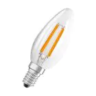 Osram LED Classic E14 Kerze Fadenlampe Klar 1.2W 255lm - 827  | Ersatz Für 25W