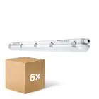 Mehrfachpackung 6x Ledvance LED Feuchtraumleuchte Feuchtigkeitsdicht Value 40W 4800lm - 840  | 120cm 