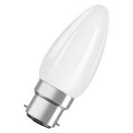 Osram Parathom Classic LED B22d Bougie Filament Dépolie 4.8W 470lm - 827  | Dimmable - Remplacement 40W