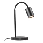 Nordlux Explore Lampe De Table Métal et Ceramic Noir | Convient pour GU10