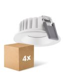 Lot 4x Ledvance LED  SPOT AIR FIX Aluminium  6W 480lm 36D - 927  | Diamètre 68mm - IP65 - Meilleur Rendu De Couleur -  Dimmable