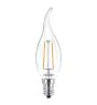 Philips Corepro LED Bougie E14 Flamme Filament Claire 2W 250lm - 827  | Remplacement 25W