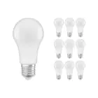 Lot 10x Ledvance CLASSIC LED E27 Poire Dépolie 8.5W 806lm - 840  | Remplacement 60W